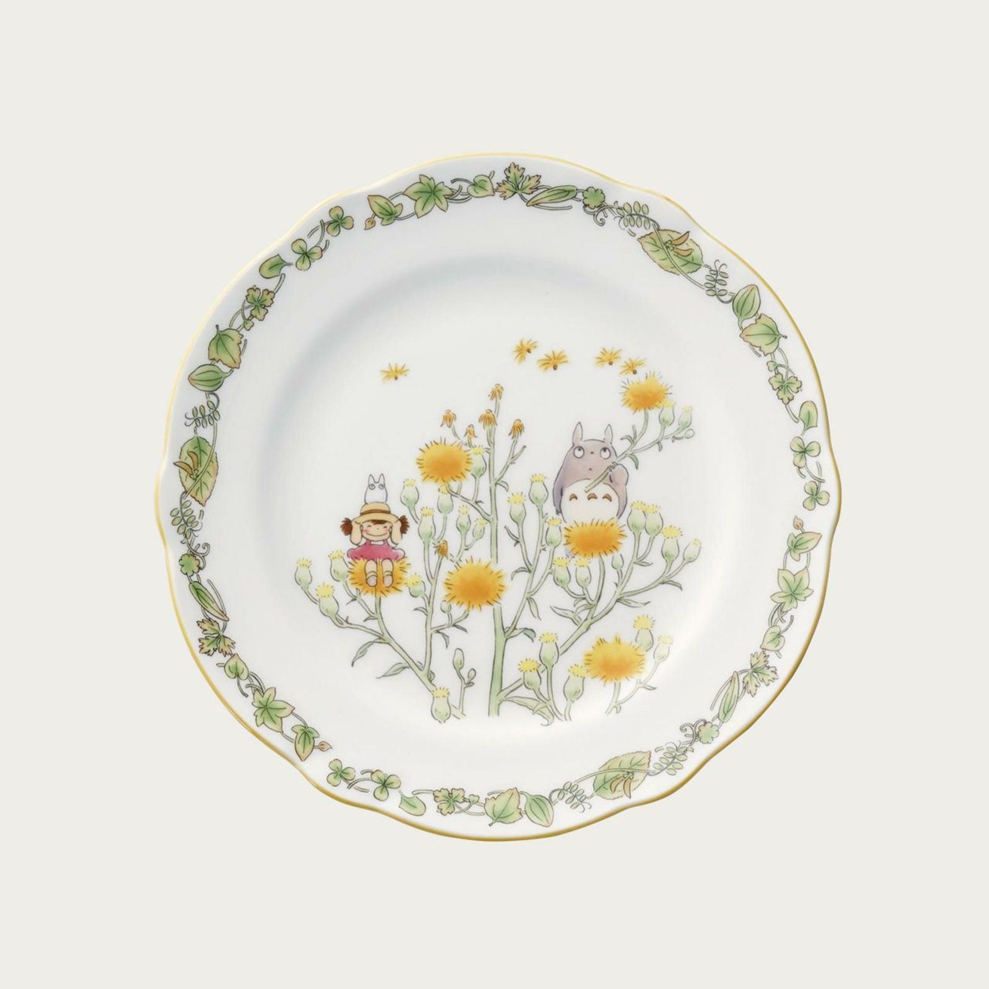  Đĩa tròn cỡ vừa đường kính 22cm sứ xương | Totoro 4924-4L - TT97811 