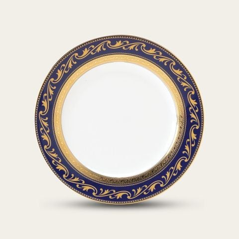  Đĩa tròn cỡ vừa (loại đặc biệt) đường kính 23,1cm sứ trắng | Crestwood Cobalt Gold 4171-1L - 91316 