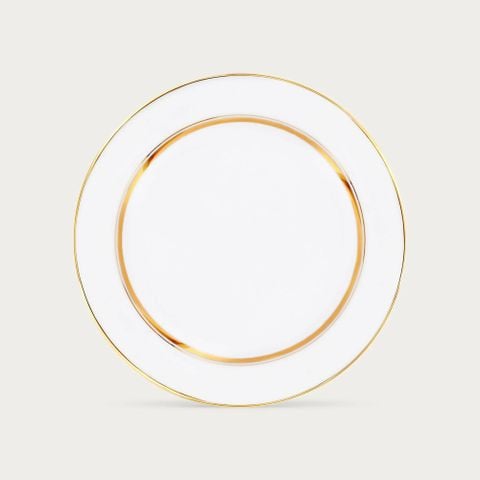  Đĩa tròn cỡ vừa (loại đặc biệt) đường kính 23,1cm sứ trắng | Gloria L553L - 91316 
