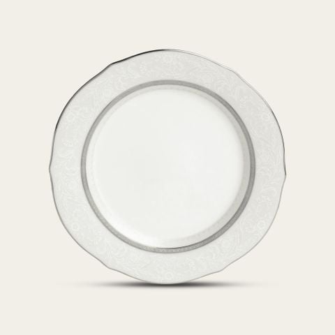  Đĩa tròn cỡ vừa (loại đặc biệt) đường kính 23cm sứ trắng | Flanders Platinum 1715L - 91310 