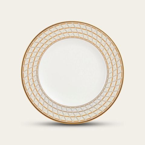  Đĩa tròn cỡ vừa (loại đặc biệt) đường kính 24,5cm sứ xương | Crochet 4966-1L - 97316 