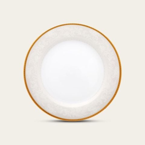  Đĩa tròn cỡ vừa đường kính 21,1cm sứ trắng | Flanders Gold 1714L - 91311 