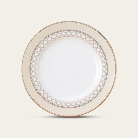  Đĩa tròn cỡ vừa đường kính 21cm sứ trắng | Eternal Palace Gold 1728L - 91011 