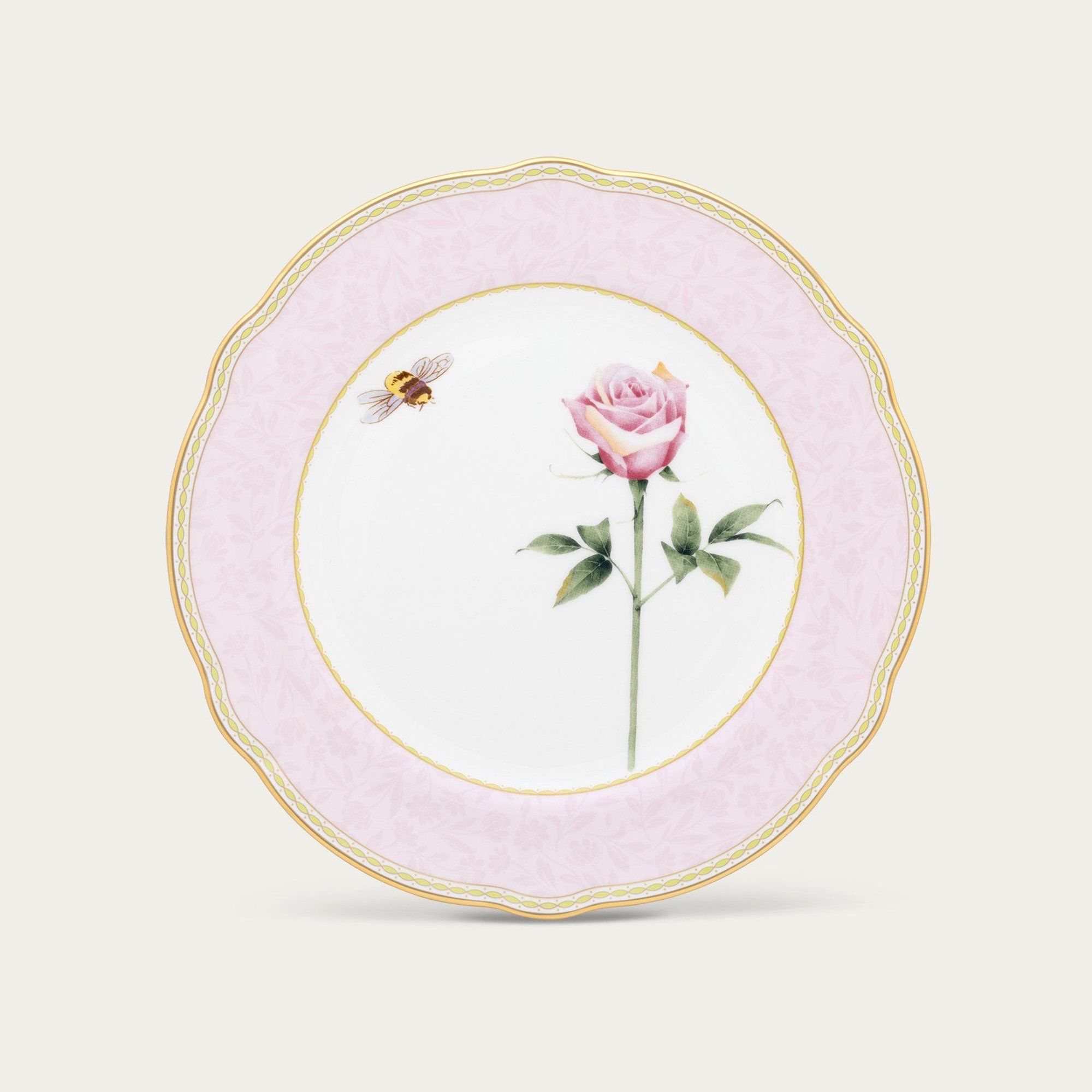  Đĩa tròn cỡ vừa đường kính 22cm sứ xương | Harvest Dream 4989-2L - 97811 