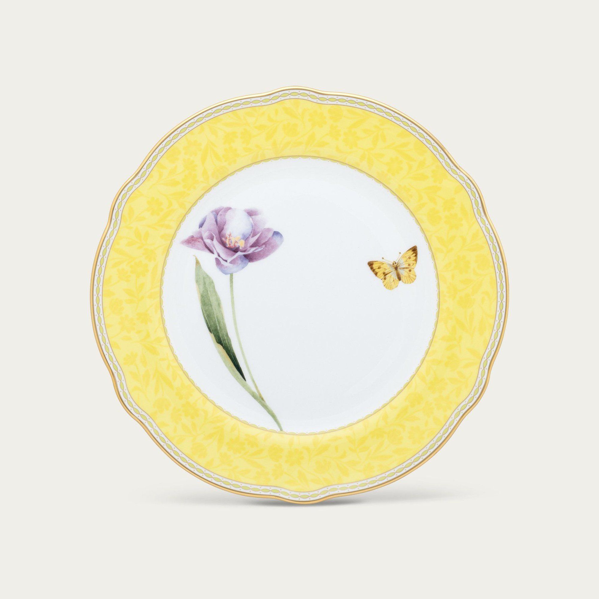  Đĩa tròn cỡ vừa đường kính 22cm sứ xương | Harvest Dream 4989L - 97811 