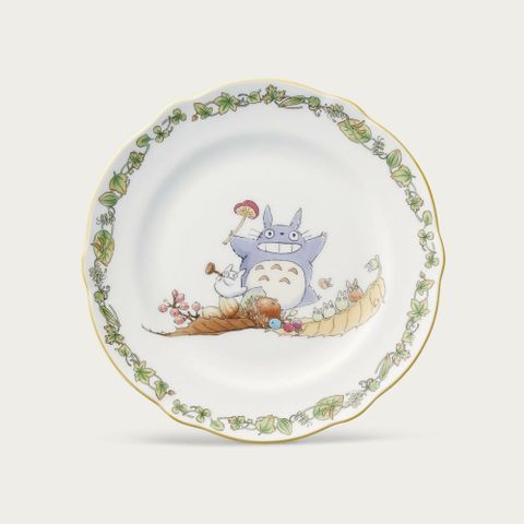  Đĩa tròn cỡ vừa đường kính 22cm sứ xương | Totoro 4924-3L - TT97811 