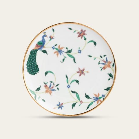  Đĩa tròn coupe cỡ vừa đường kính 21,2cm sứ trắng | Bountiful Garden M-667L - 91811 