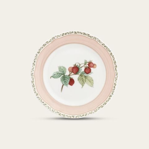  Đĩa tròn cỡ vừa màu hồng đường kính 18,9cm sứ xương | Orchard Garden 4911-2L - 97815 
