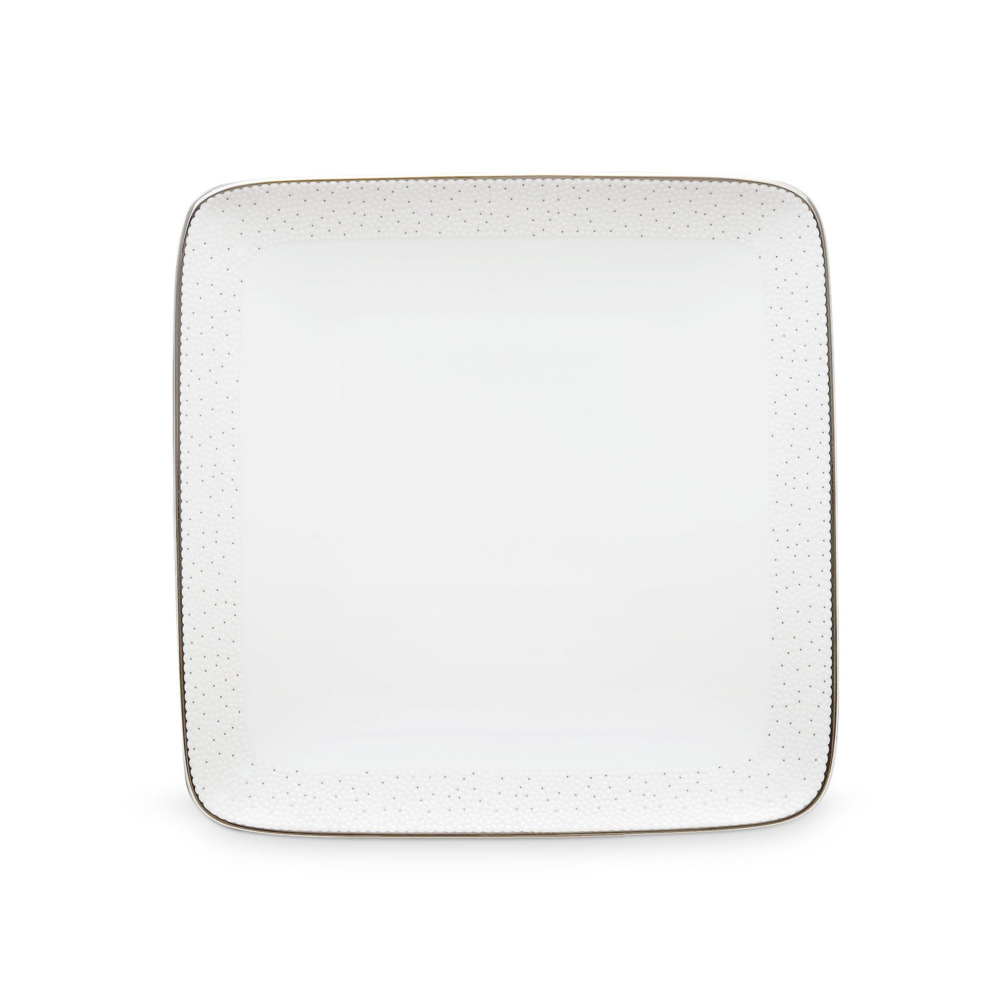  Đĩa vuông cỡ nhỏ cạnh dài 19,1cm sứ xương | Broome Street 4913L - 97317 