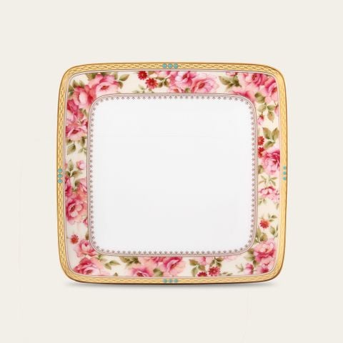  Đĩa vuông cỡ nhỏ cạnh dài 19,1cm sứ xương | Hertford 4861L - 97317 