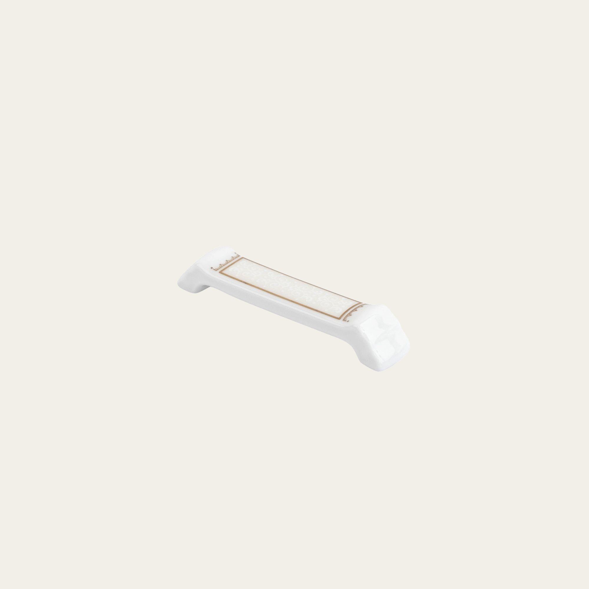  Dụng cụ gác đũa dài 9,4cm sứ xương | Odessa Gold 4874L - 97369 