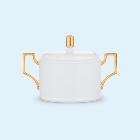  Bình (hũ) đường có nắp đậy dung tích 390ml sứ xương | Accompanist 4886L - 93627 