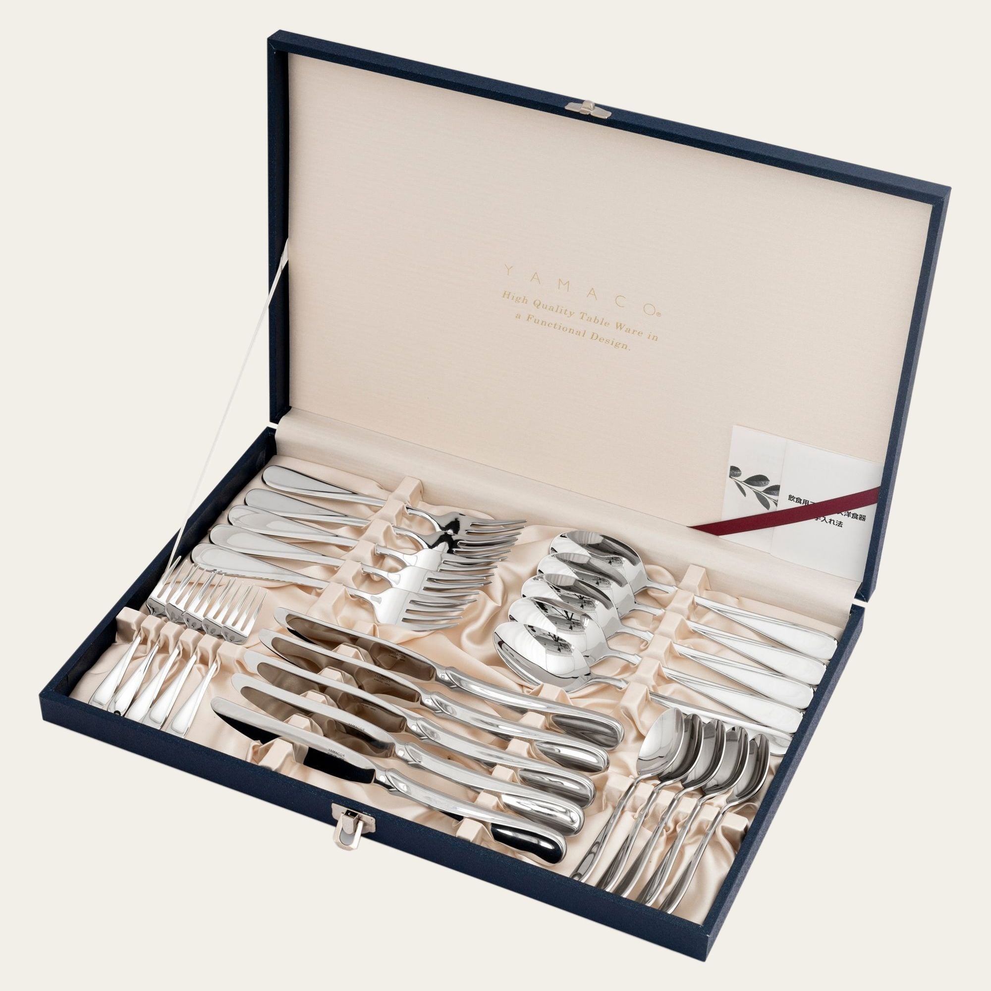  Bộ dao muỗng nĩa (dao thìa dĩa) 25 món hình hoa Tulip dành cho 5 người | Yamaco Flora FLS - 25 