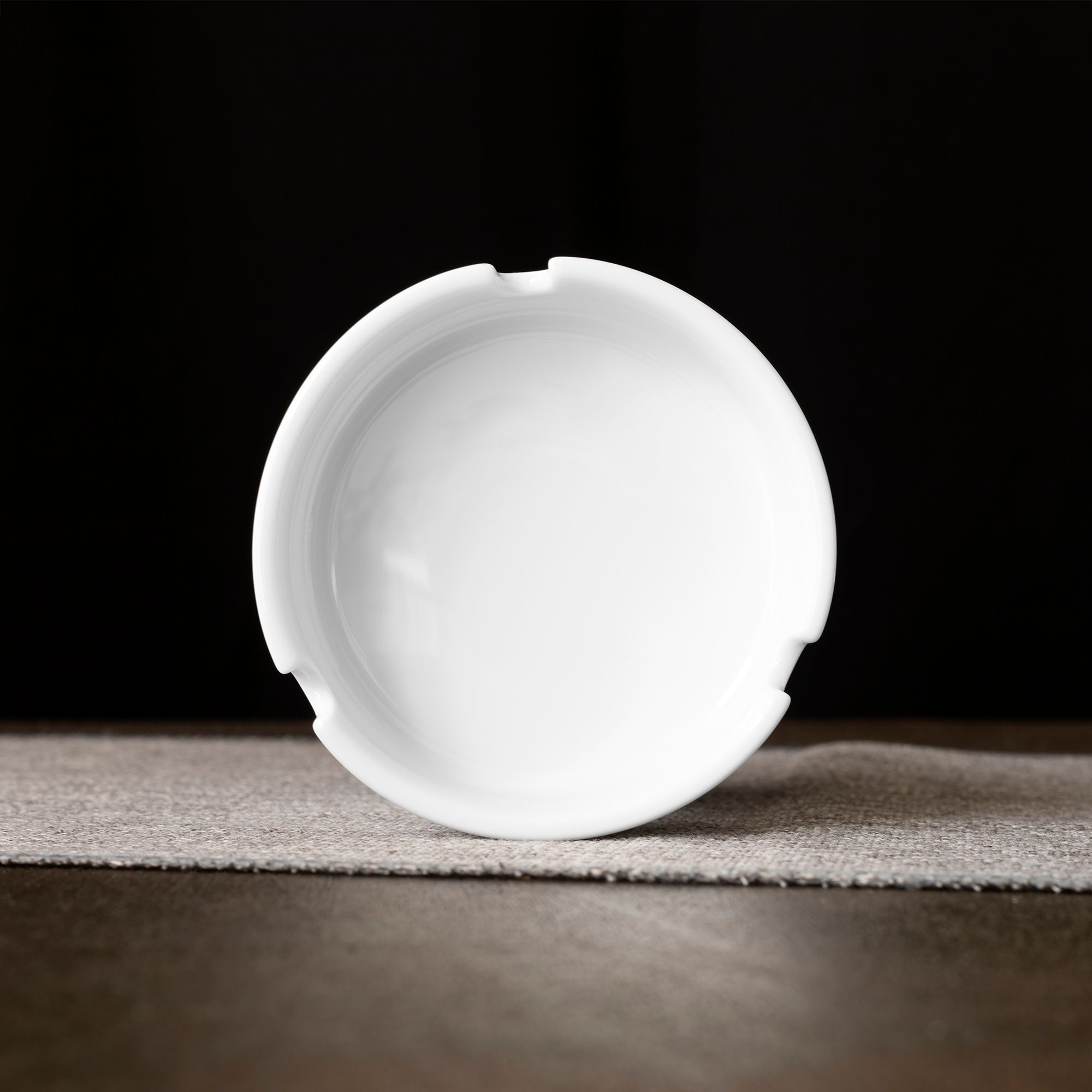  Gạt tàn thuốc lá đường kính 9,3cm sứ trắng | Art Stage 3-753L - 96790 