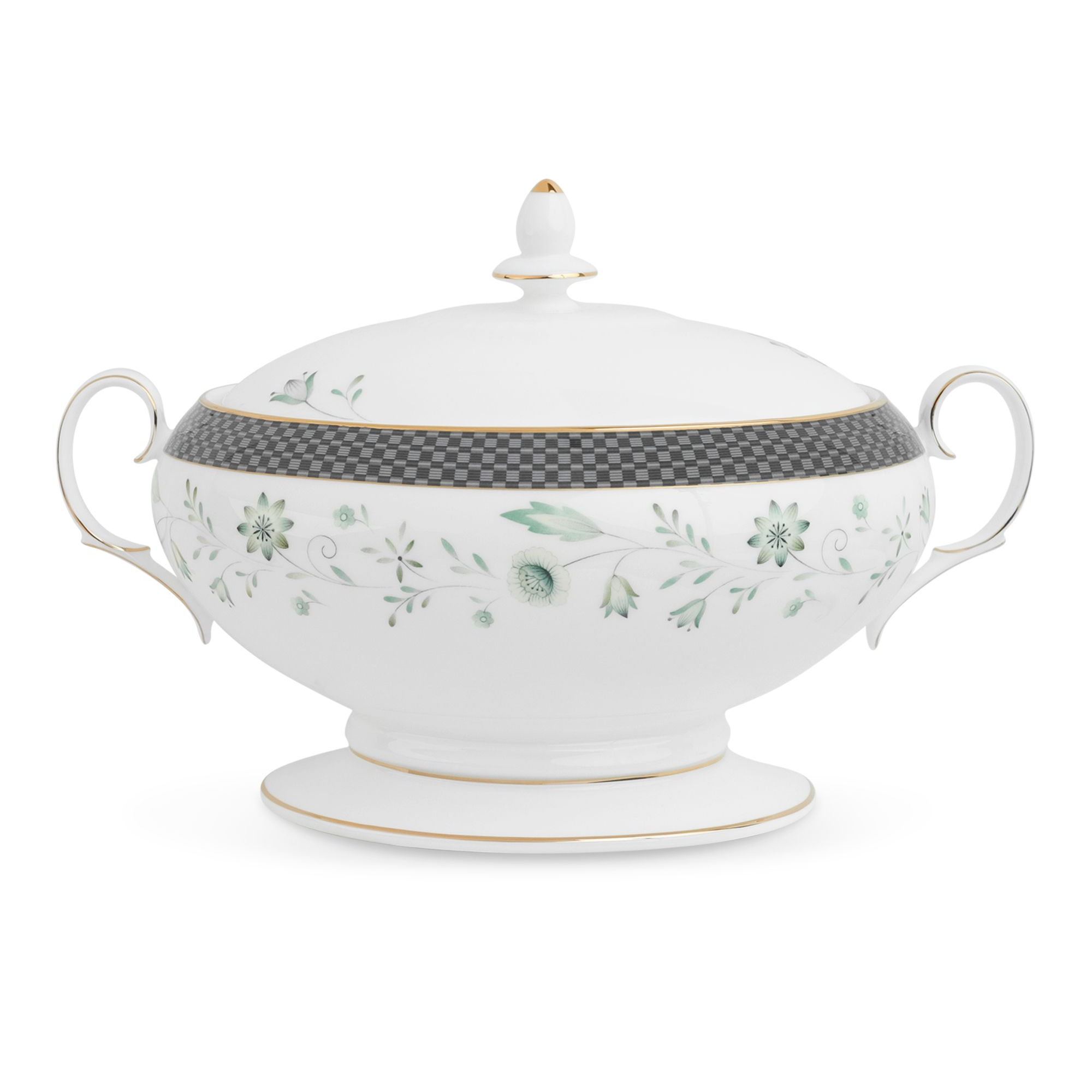  Âu cơm (thố cơm) có nắp dung tích 2.200ml sứ xương | Forever Fields 4950L - 50729A 