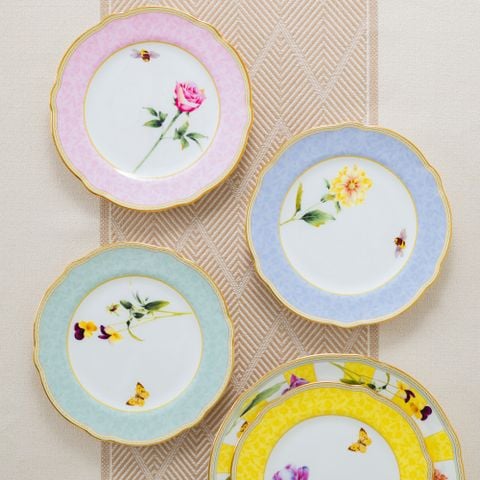  Đĩa tròn cỡ vừa đường kính 22cm sứ xương | Harvest Dream 4989-1L - 97811 