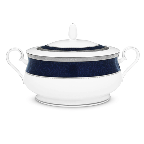  Âu cơm (thố cơm) có nắp dung tích 2.400ml sứ xương | Odessa Cobalt Platinum 4922L - 97229 