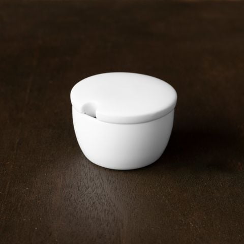  Bình (hũ) đựng gia vị có nắp đậy dung tích 65ml sứ trắng | Art Stage 4257L - 91824 