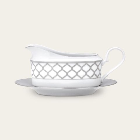  Bình (hũ) đựng nước xốt dung tích 500ml kèm đĩa lót | Eternal Palace 1717L - 91048 