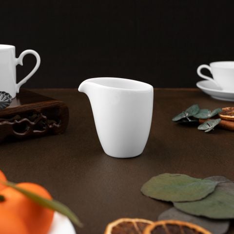  Bình (hũ) đựng sữa loại nhỏ dung tích 165ml sứ trắng | Art Stage 4257L - 91828 