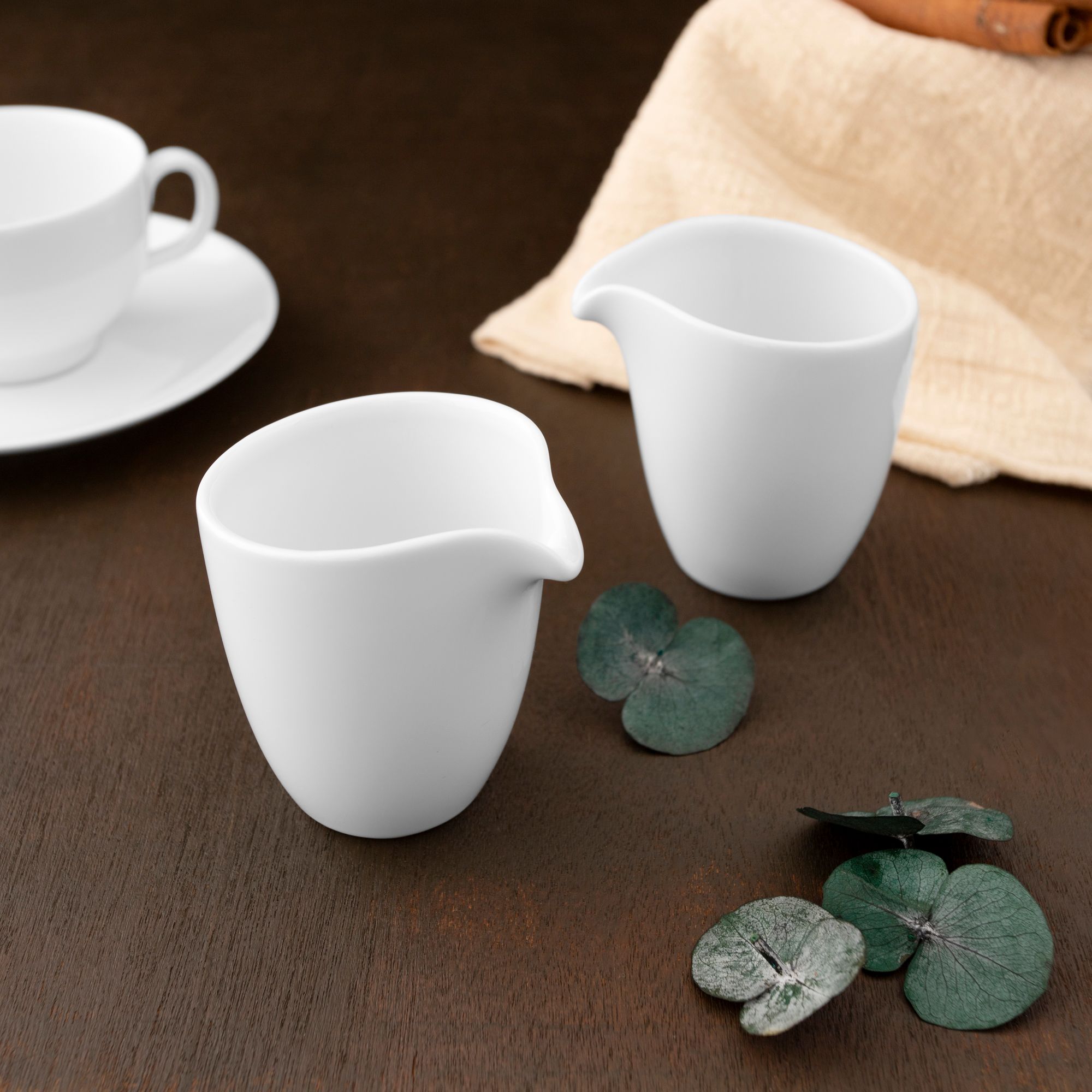  Bình (hũ) đựng sữa loại nhỏ dung tích 165ml sứ trắng | Art Stage 4257L - 91828 