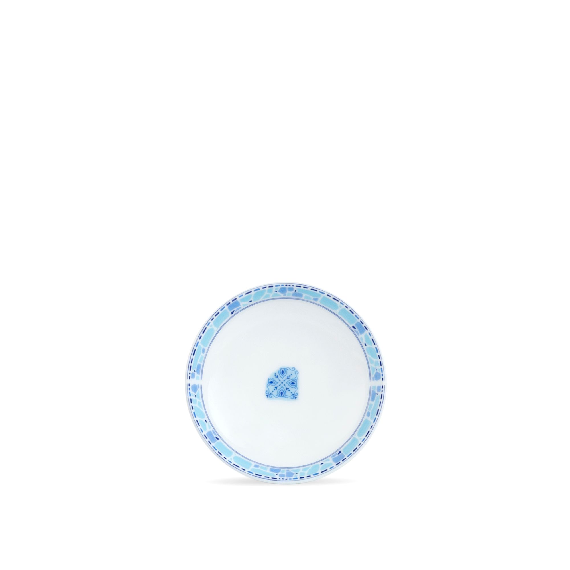  Đĩa tròn 9,8cm đựng nước chấm, gia vị sứ trắng | Aegean Dreams 1740L - 91419 