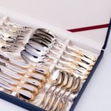  Bộ dao muỗng nĩa (dao thìa dĩa) 25 món mạ vàng cho 5 người | Cache G/A YCAAS-25 