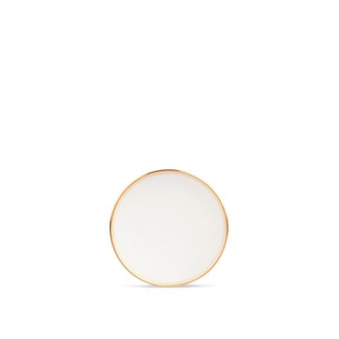  Đĩa tròn 9,8cm đựng nước chấm, gia vị sứ trắng | Eternal Palace Gold 1728L - 91419 