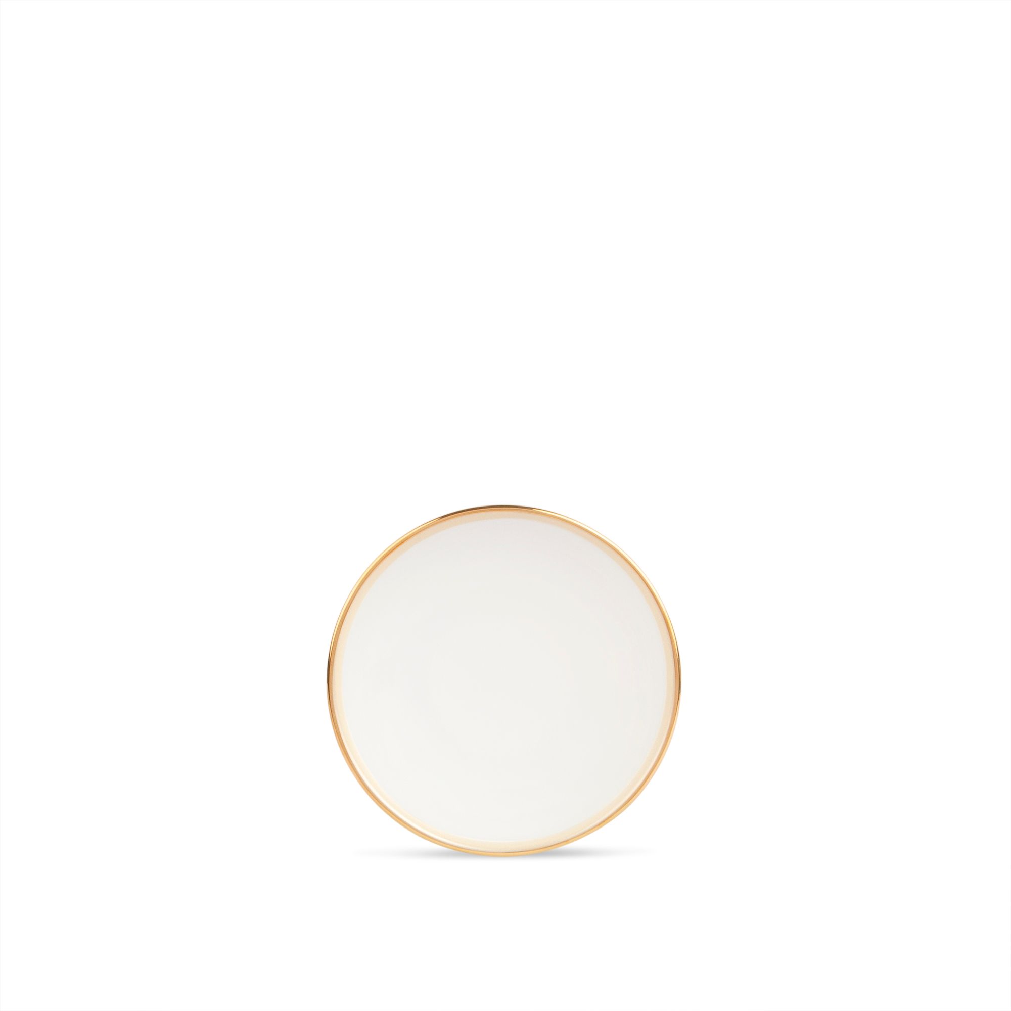  Đĩa tròn 9,8cm đựng nước chấm, gia vị sứ trắng | Eternal Palace Gold 1728L - 91419 