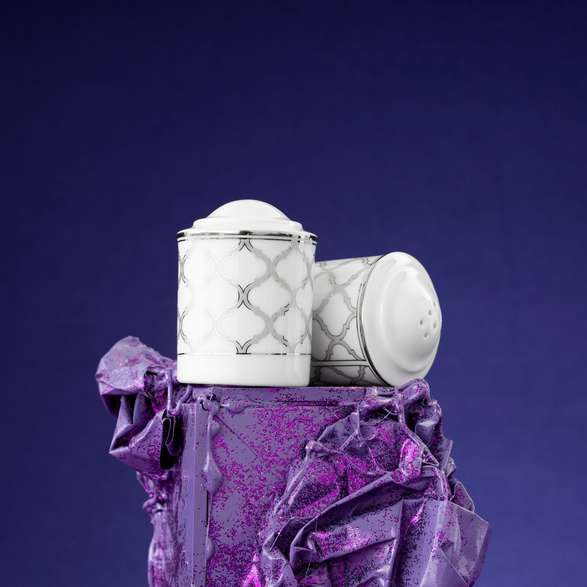  Bộ đĩa ăn kiểu Âu 22 món (cho 6 người) sứ trắng | Eternal Palace 1717L - D024AM 