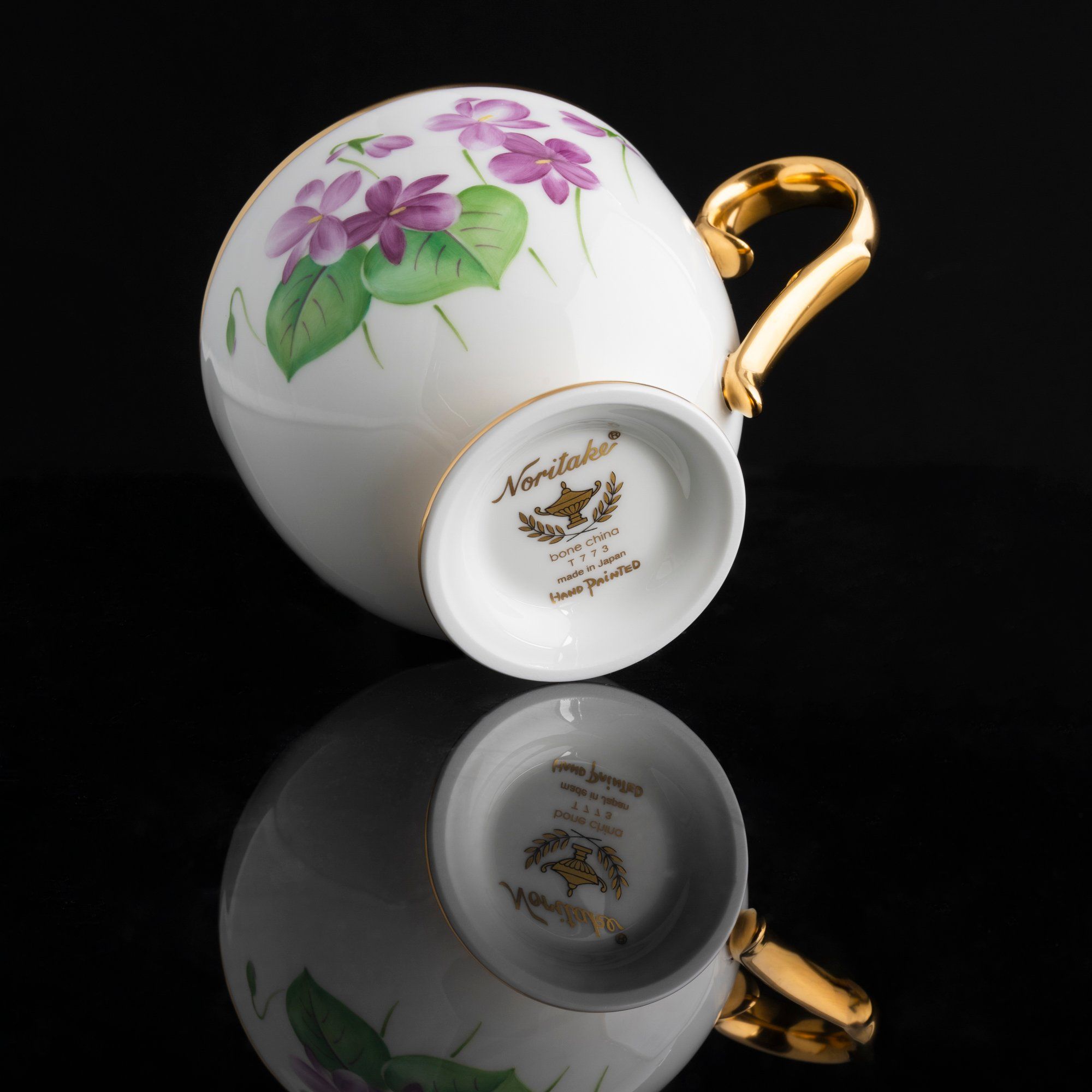  Bộ ấm chén uống trà (Đặc biệt: vẽ tay) 22 món sứ xương Nhật Bản cao cấp | Violet T773 - T24 