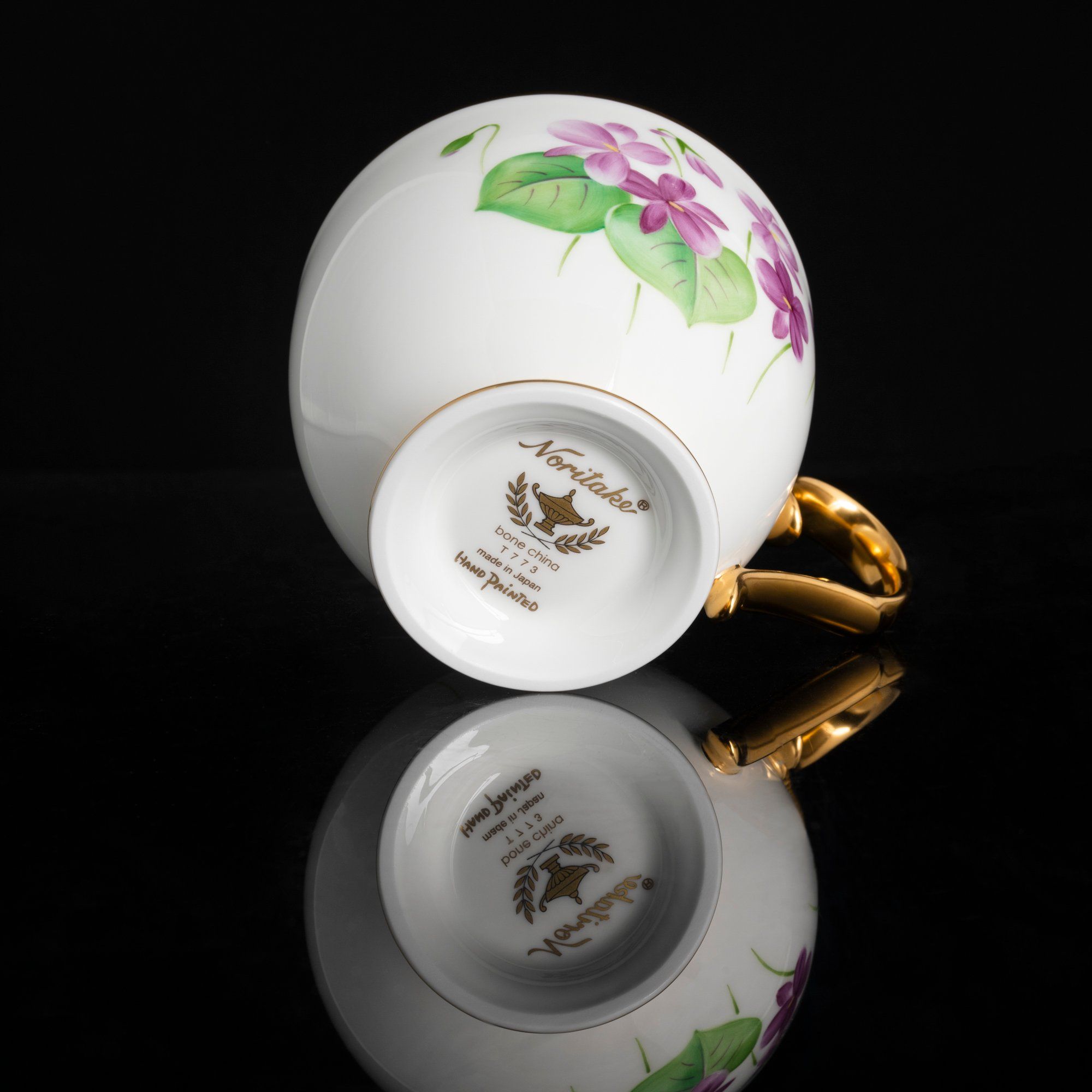  Bộ ấm chén uống trà (Đặc biệt: vẽ tay) 22 món sứ xương Nhật Bản cao cấp | Violet T773 - T24 