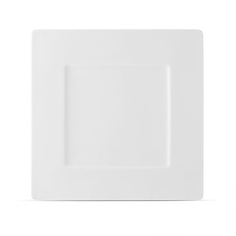  Đĩa vuông cỡ lớn cạnh dài 27,6cm sứ xương | Plain White 9990L - 97534 