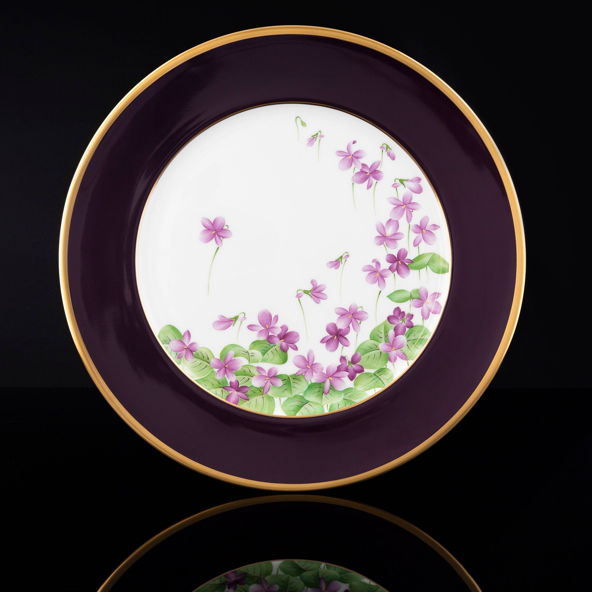  Bộ ấm chén uống trà (Đặc biệt: vẽ tay) 22 món sứ xương Nhật Bản cao cấp | Violet T773 - T24 