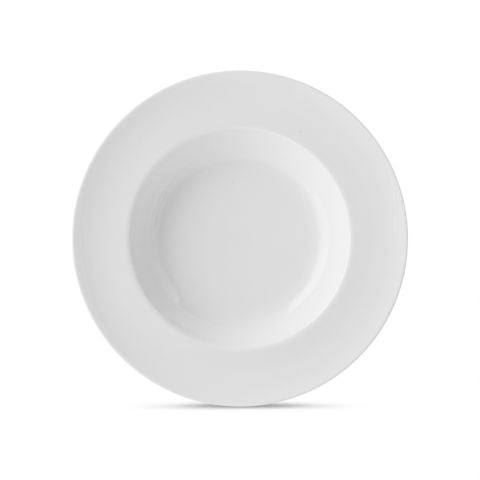  Đĩa sâu lòng 24,7cm dung tích 430ml sứ xương | Plain White 4850L - 93898 