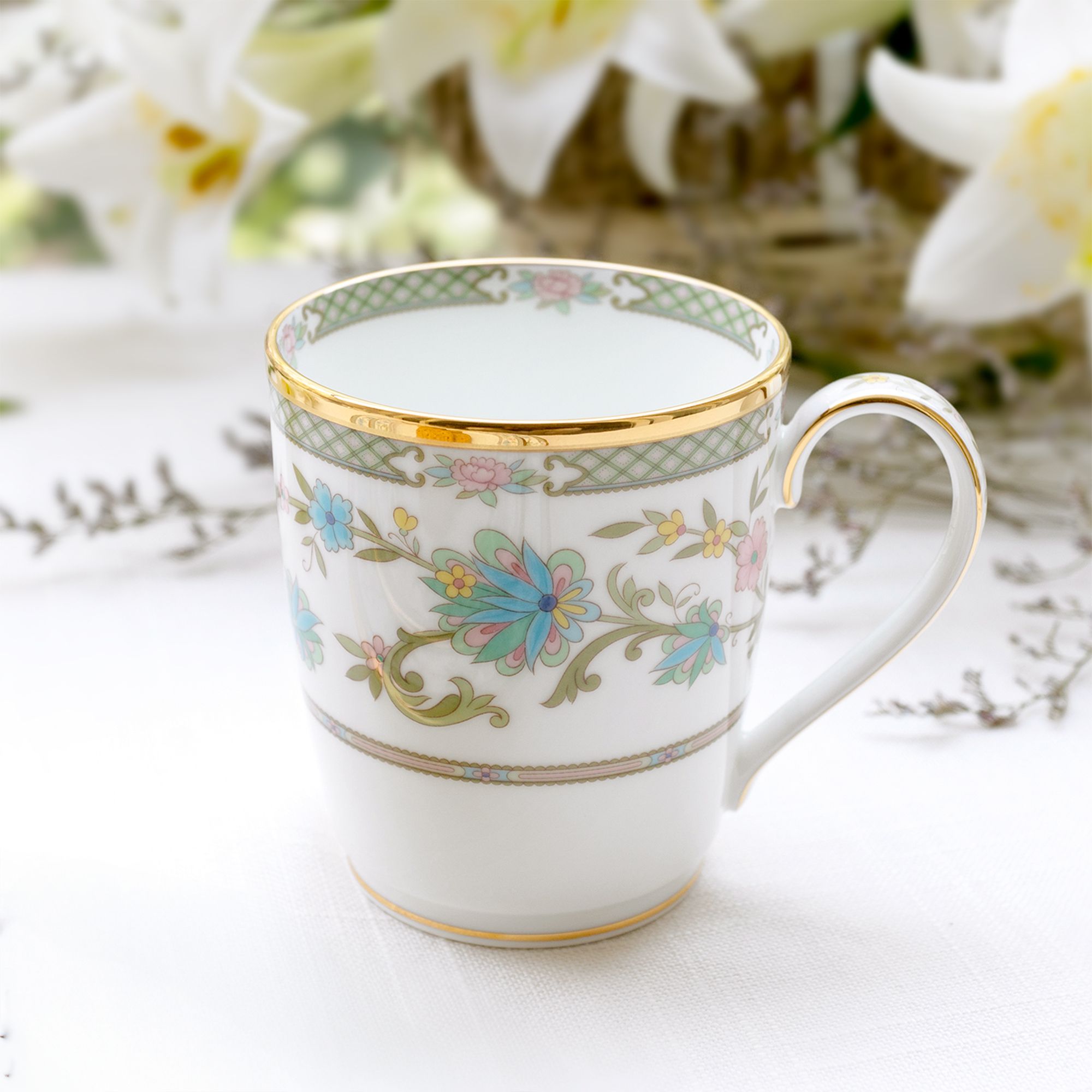  Cốc (ly) uống nước, cà phê dung tích 285ml sứ xương Nhật Bản | Yoshino 9983J - T59880 