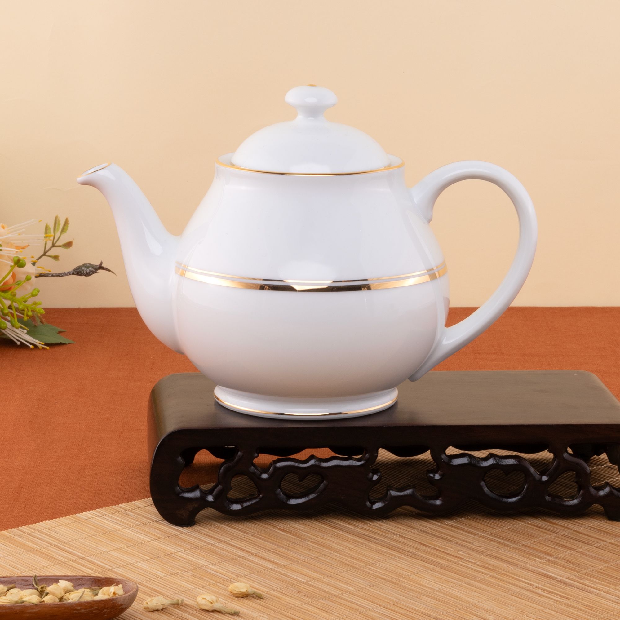 Bộ ấm chén uống trà 13 món (ấm 780ml, tách 100ml) | Gloria L553L-T014S 