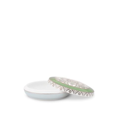  Hộp đựng kẹo/trà cỡ nhỏ sứ trắng cao  | The Homage Collection H-887J - T55019 
