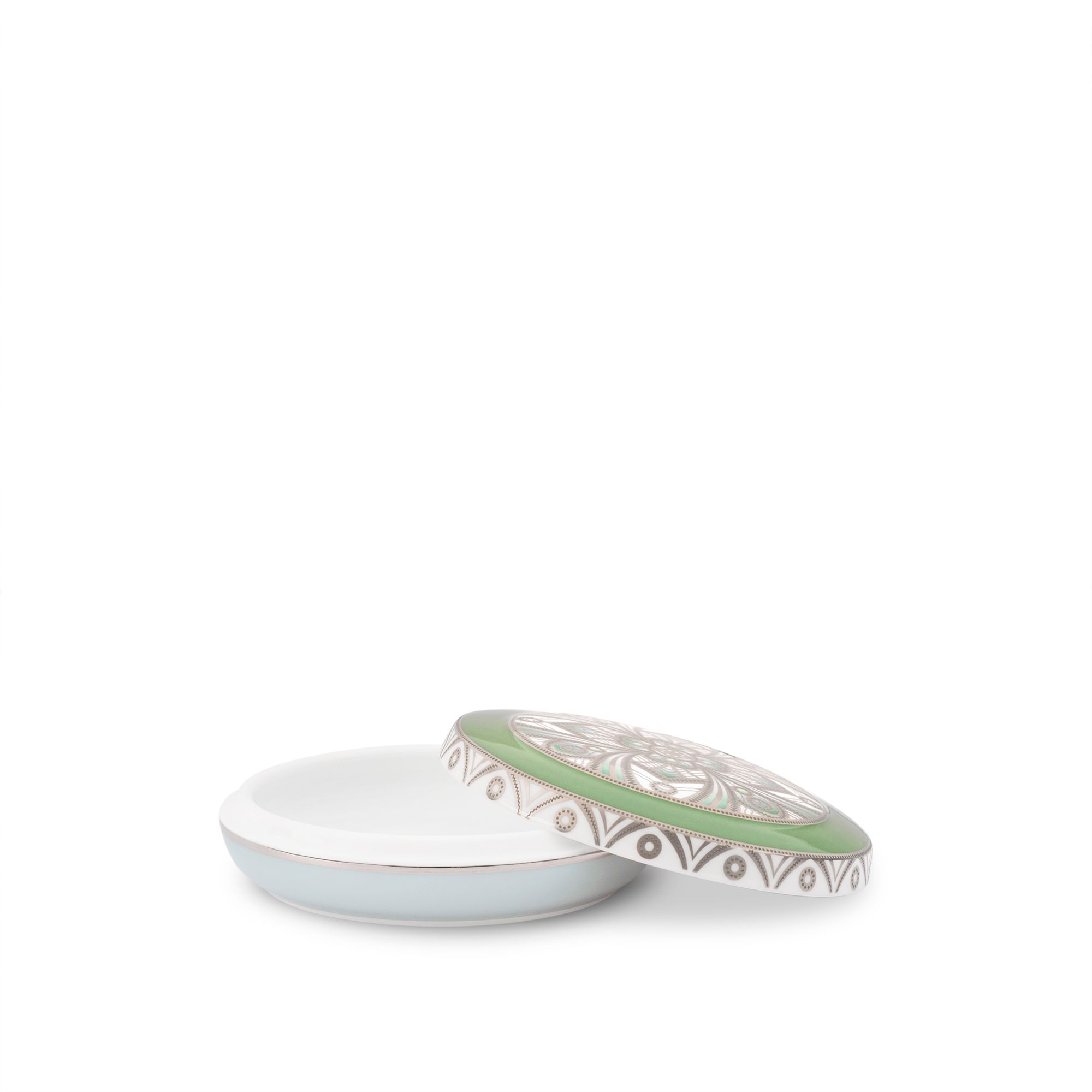  Hộp đựng kẹo/trà cỡ nhỏ sứ trắng cao  | The Homage Collection H-887J - T55019 