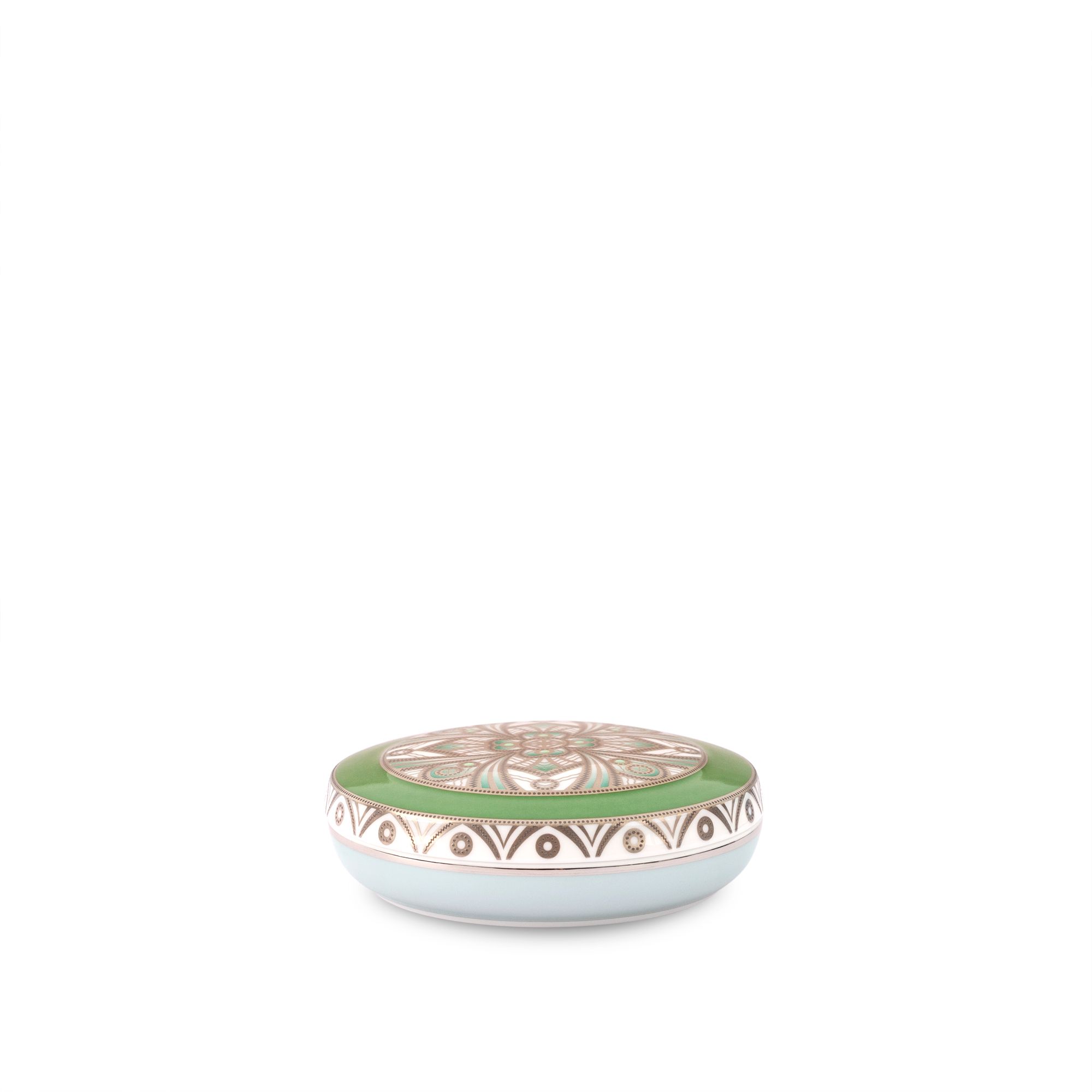 Hộp đựng kẹo/trà cỡ nhỏ sứ trắng cao  | The Homage Collection H-887J - T55019 