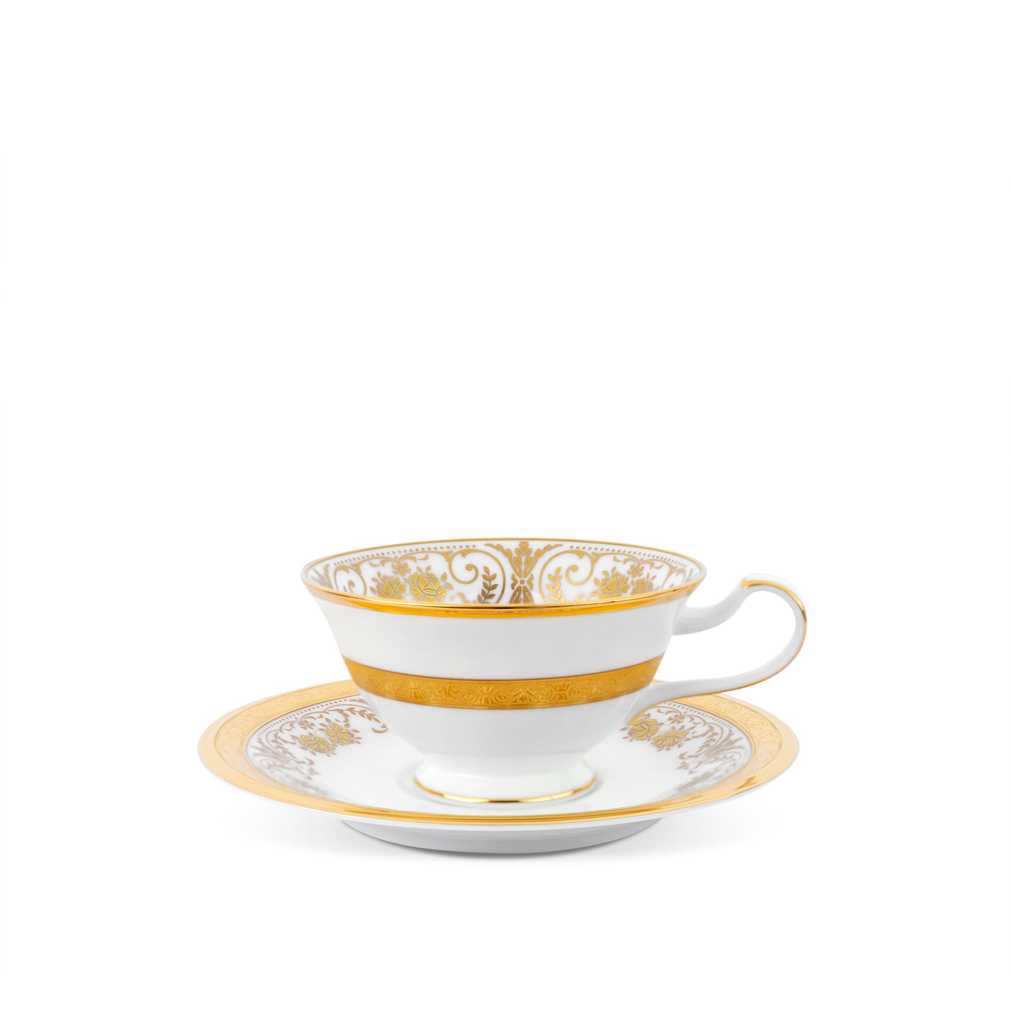  Tách trà / coffee (dáng loe) dung tích 220ml kèm đĩa lót | Georgian Palace 4858J-T59587 