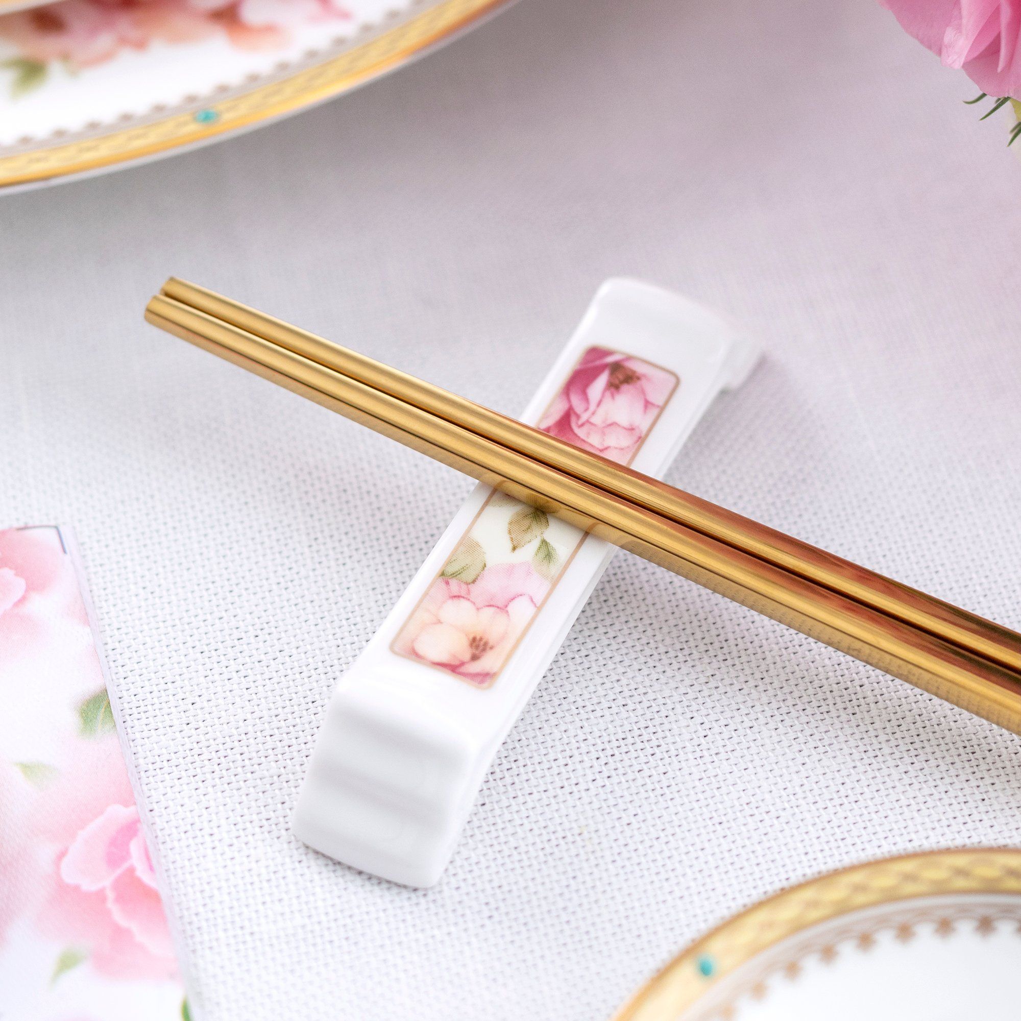  Dụng cụ gác đũa dài 9,4cm sứ xương | Hertford 4861L - 97369 