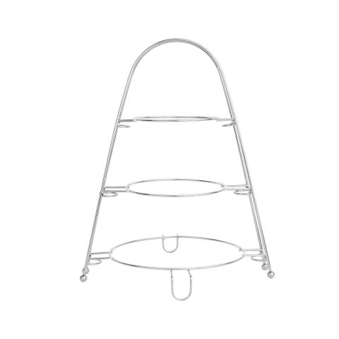  Kệ đựng đĩa bánh màu bạc 3 tầng | Tea Accessory 1112 - 1 