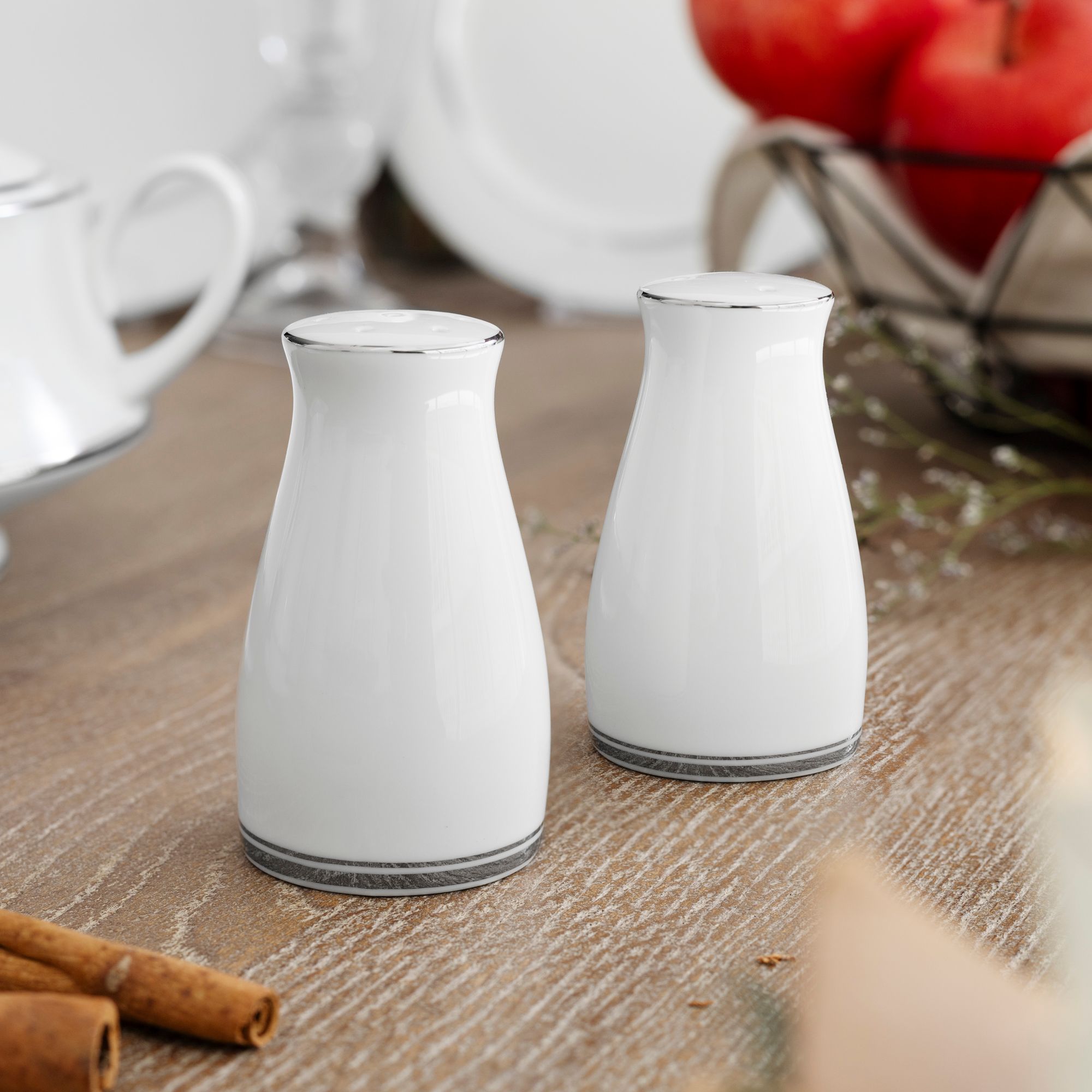  Bộ đĩa ăn kiểu Âu 22 món (cho 6 người) sứ trắng | Galaxy L554L - D024AL 