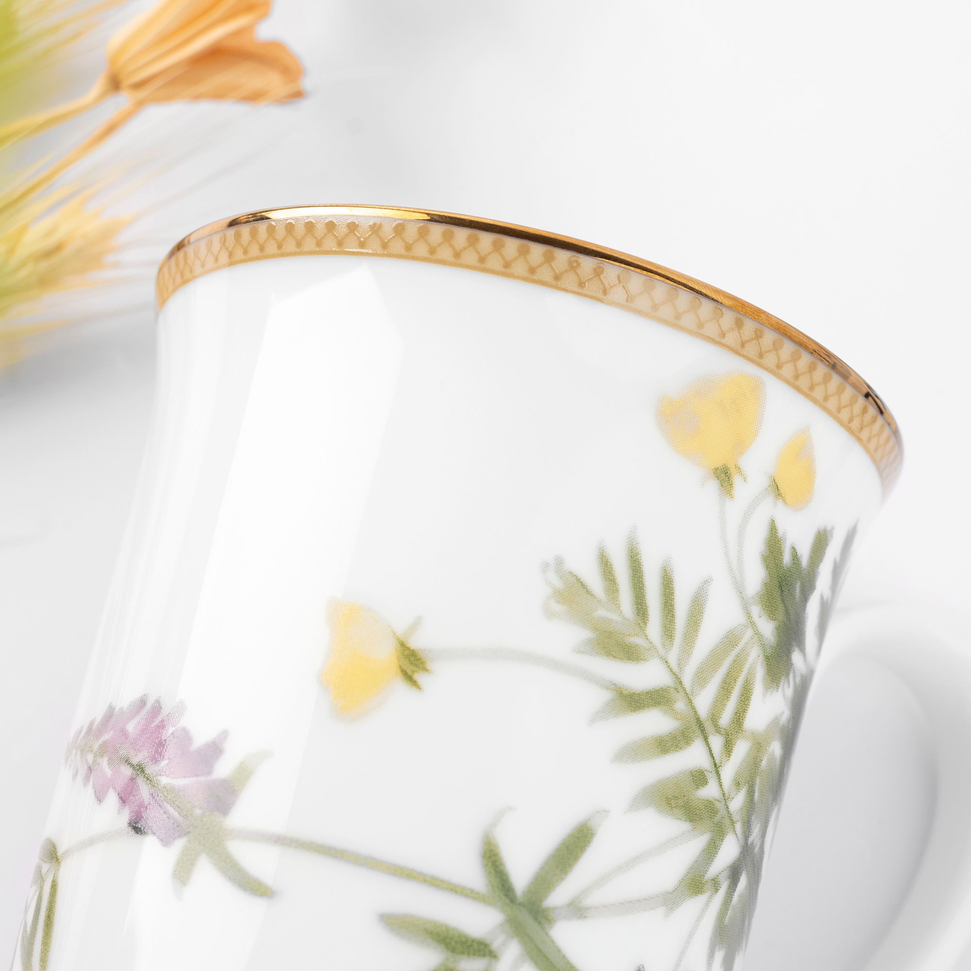  Cốc (ly) uống nước, cà phê dung tích 310ml sứ trắng | New Morning 1738L - T91332K 
