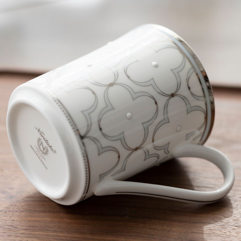  Cốc (ly) uống nước, cà phê dung tích 395ml sứ xương | Trefolio Platinum 4957L - T93656 