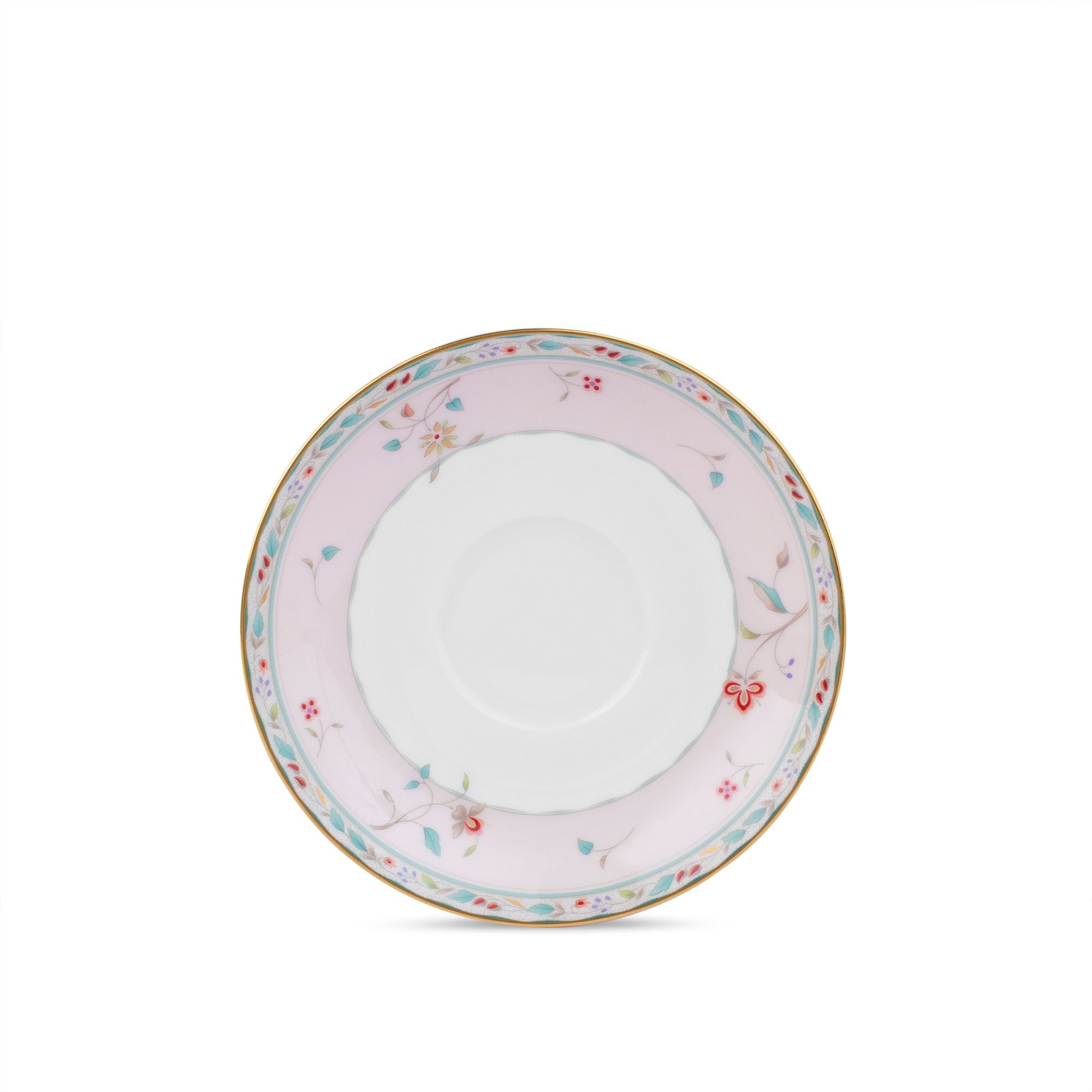  Đĩa lót chén trà (tách trà) màu hồng 151mm  | Hana Sarasa 4409-5L-97217S 