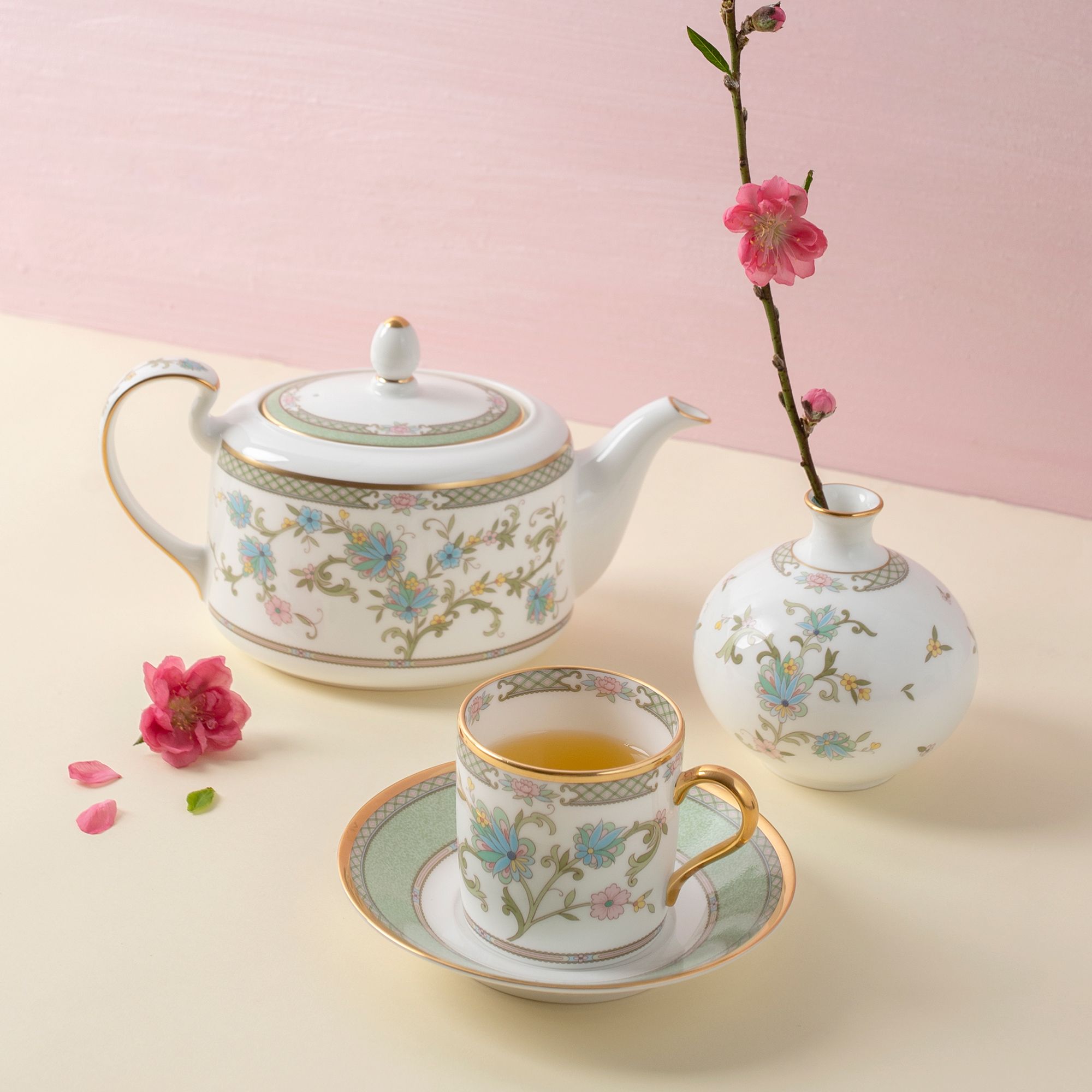  Bình hút lộc để bàn cao cấp 9cm sứ xương nhập khẩu Nhật Bản | Yoshino 9983J - T53844 