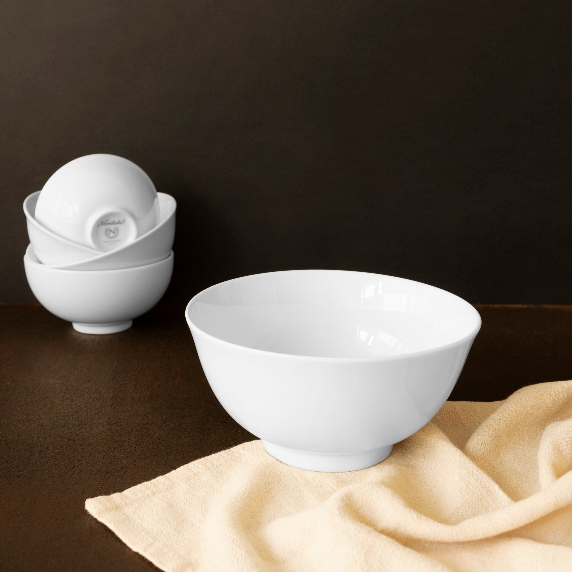  Bát mỳ (tô mỳ) đường kính 16,2cm dung tích 850ml sứ trắng | Art Stage 4257L - 91895 