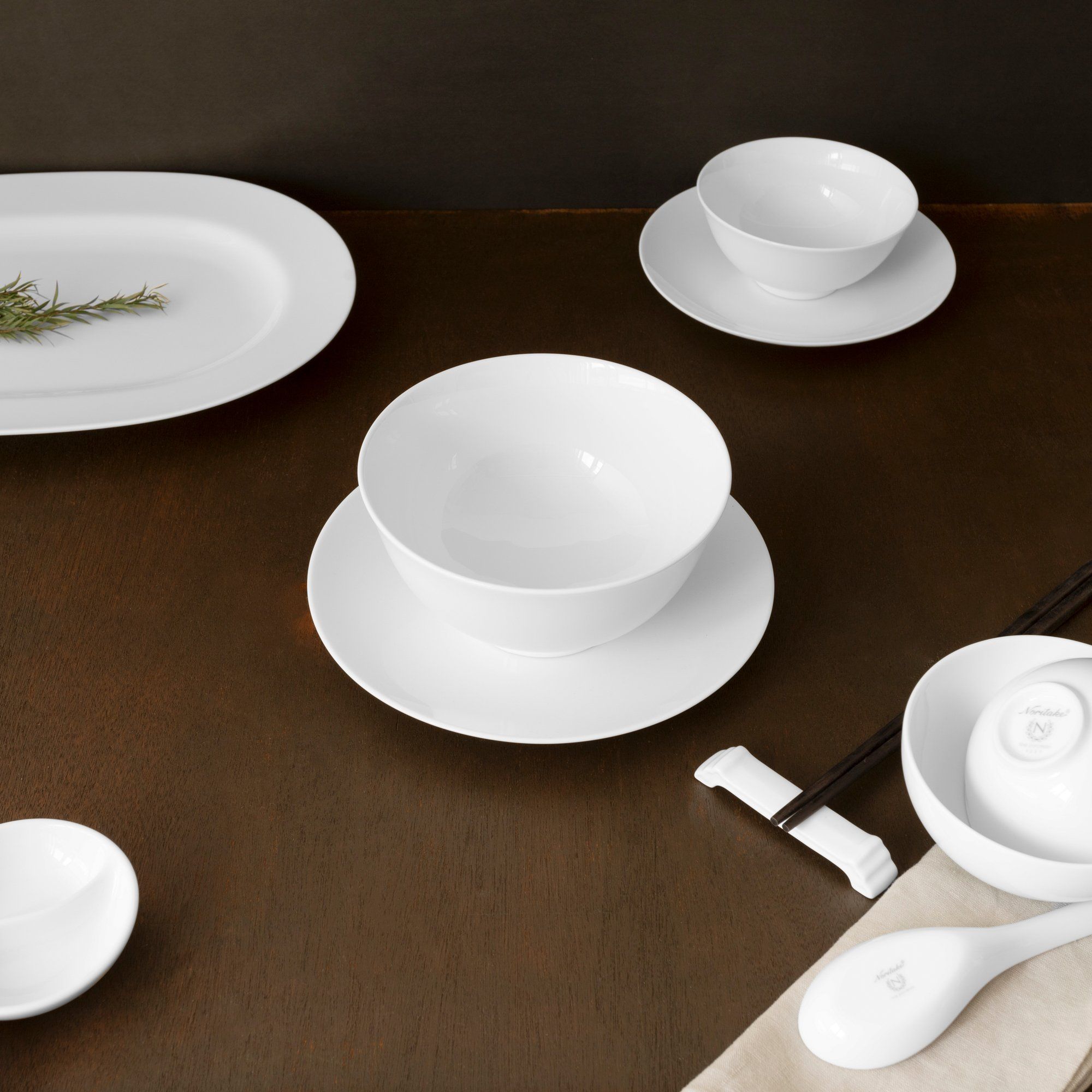  Bát mỳ (tô mỳ) đường kính 16,2cm dung tích 850ml sứ trắng | Art Stage 4257L - 91895 